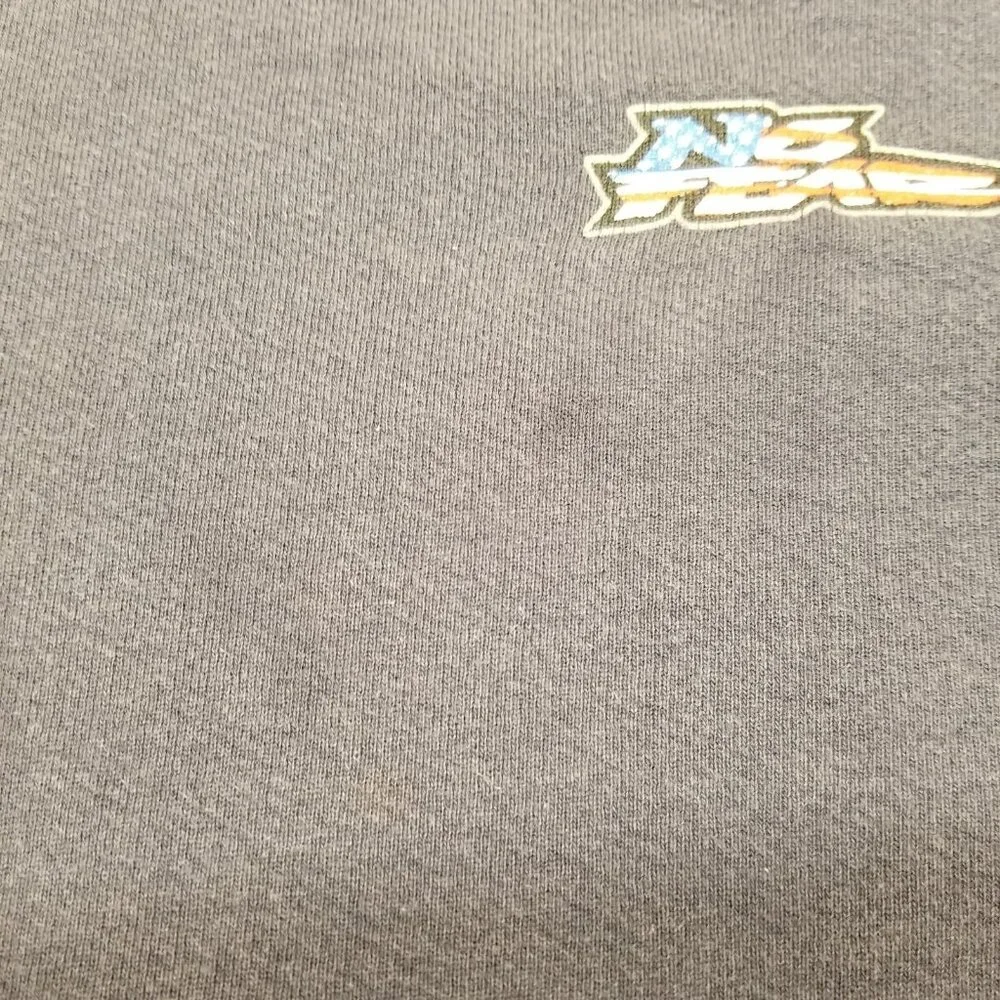 ✅VTG No Fear Navy Crewneck Sweatshirt Graphic Print Front/Back Adult Men's LARGE - Picture 6 of 11